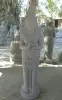 Product image 2 of the product “Standing Dewi Sri, position greetings turning the wheel ,160cm high riverstone grey ”